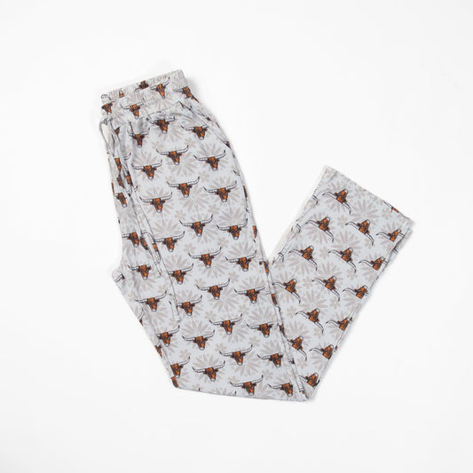 Western Cow Adult Bamboo Pajama Pants - American Farm Company