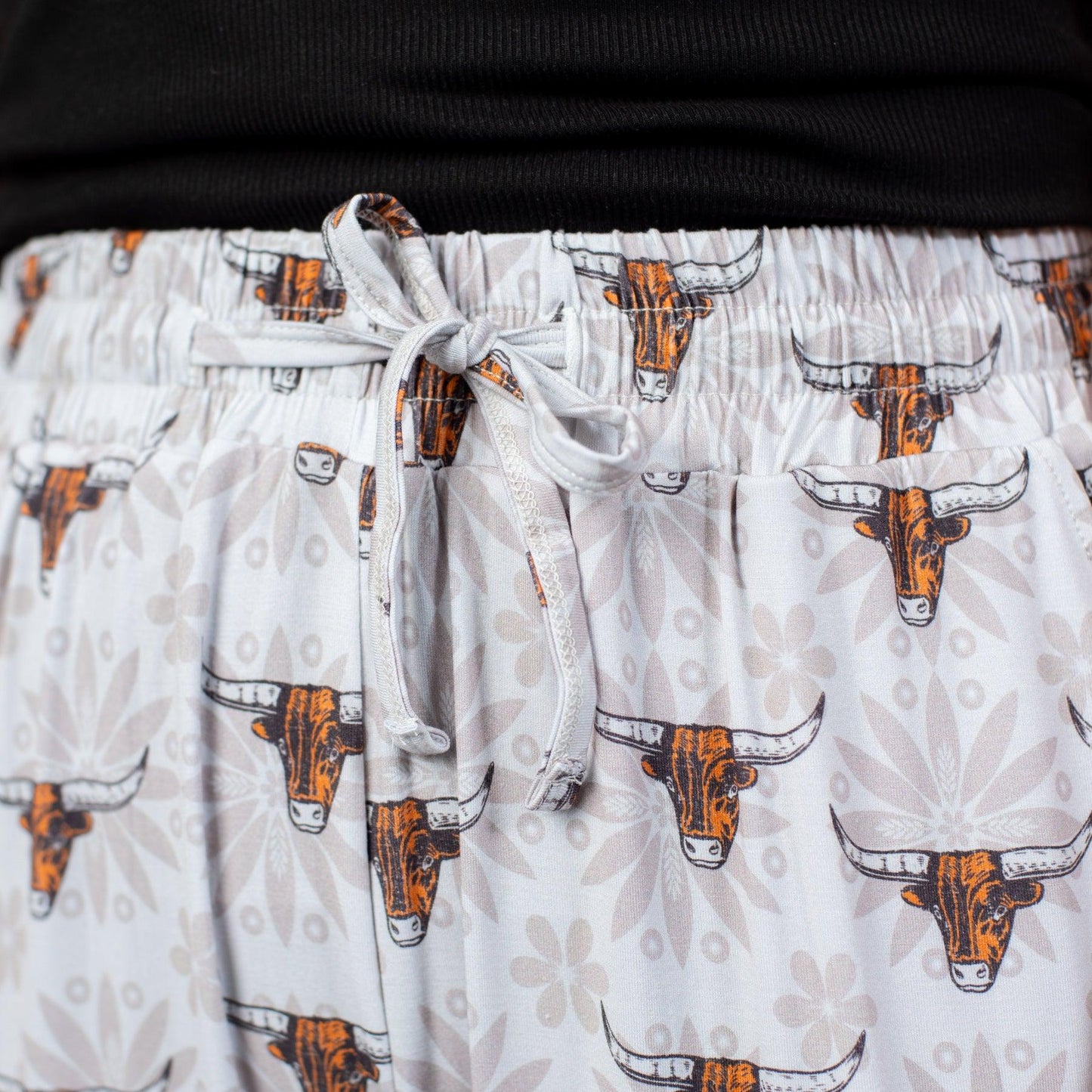 Western Cow Adult Bamboo Pajama Pants