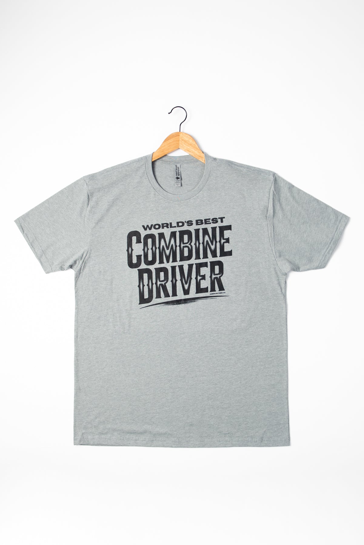 'World's Best Combine Driver' Grey Tee
