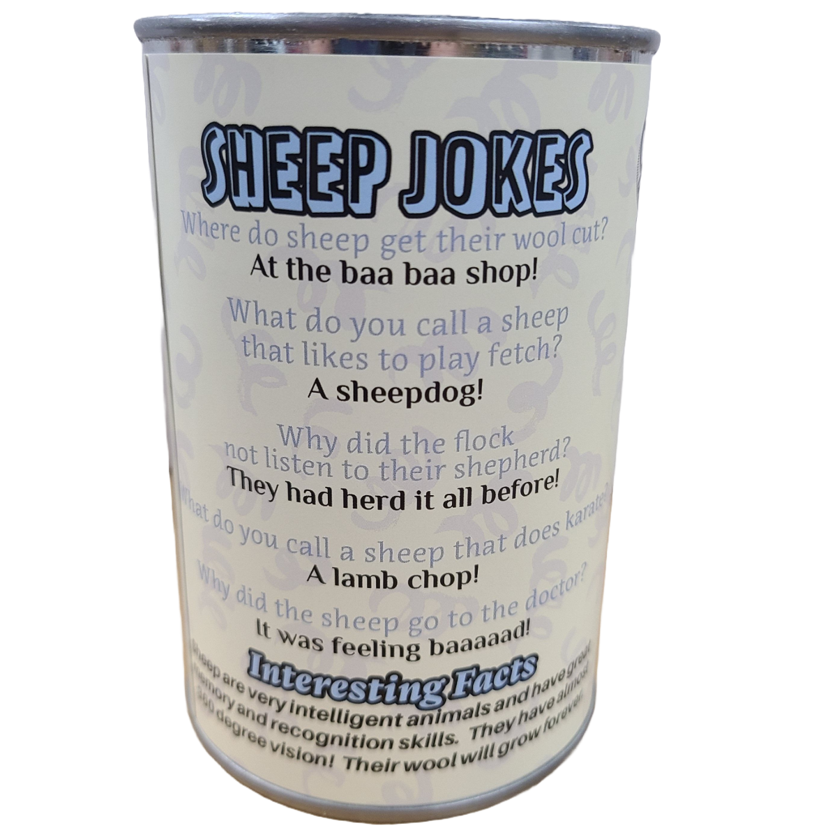 Canned Sheep | Plush w/ Jokes