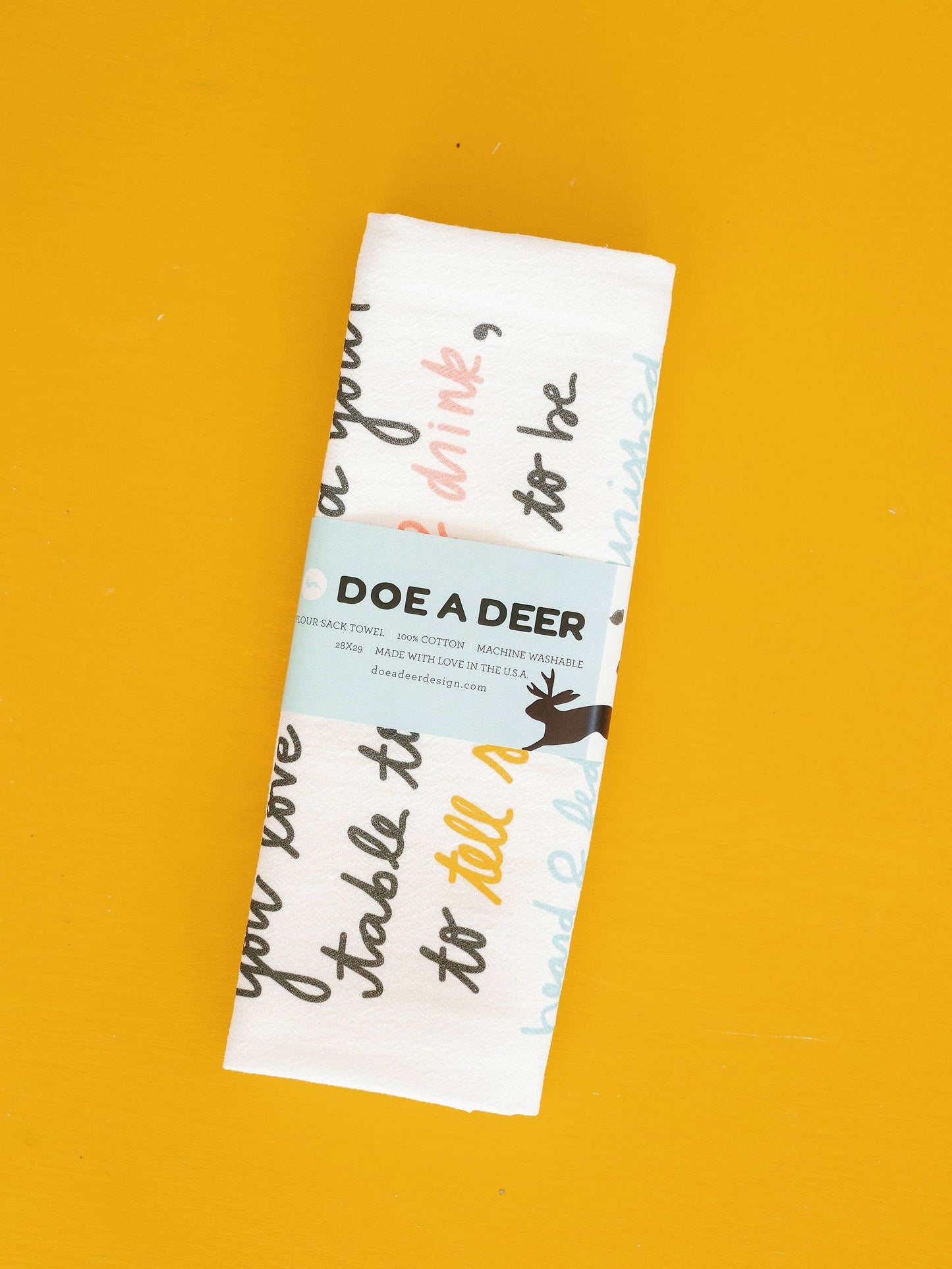 'Gather The People You Love' Flour Sack Towel