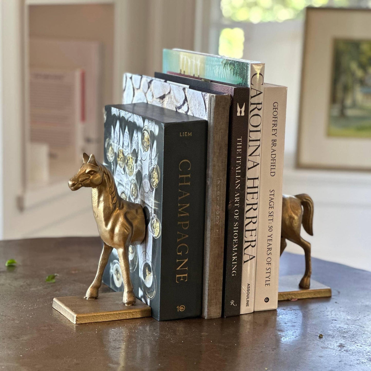 Decorative Horse Bookend Set
