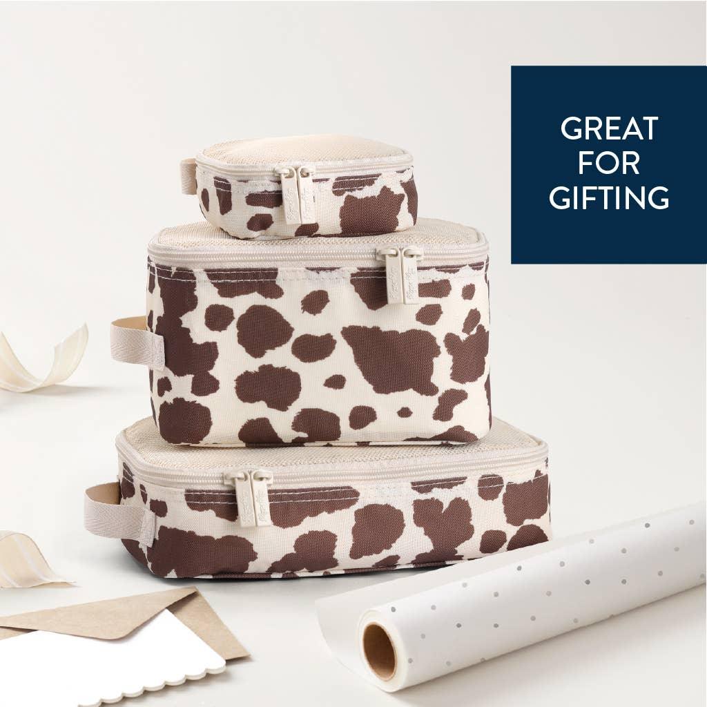 Cow Print Packing Cubes - American Farm Company