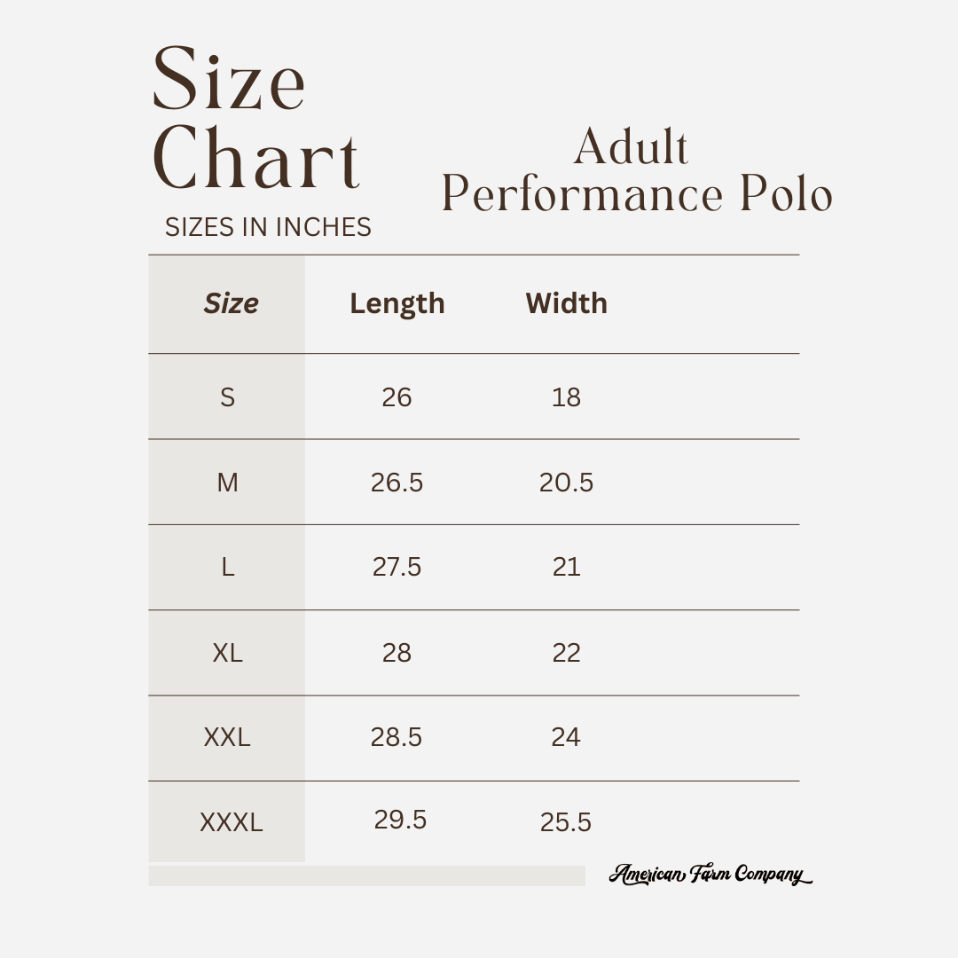 Flags & Steers Performance Polo - American Farm Company