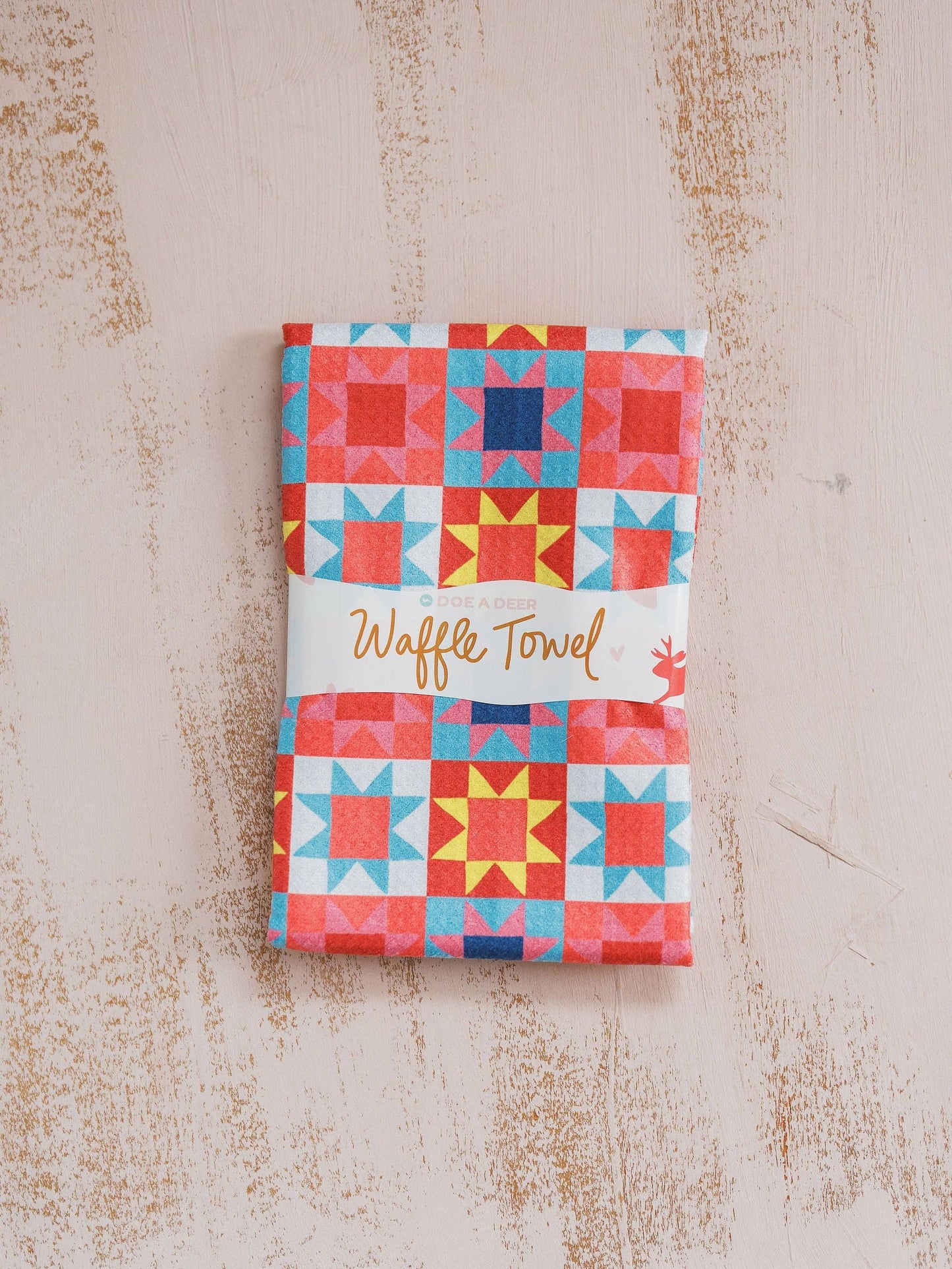 Sawtooth Star Waffle Towel