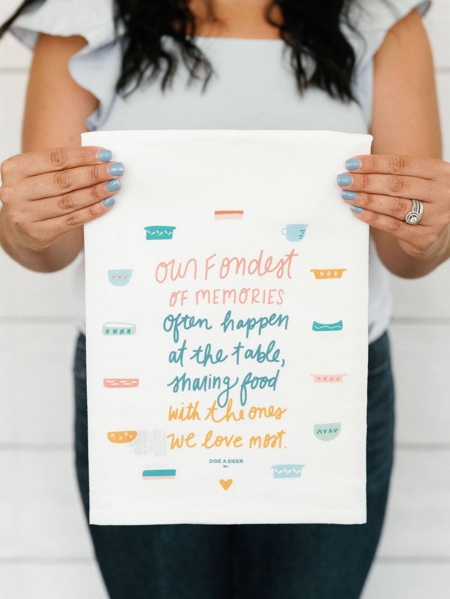 'Our Fondest Memories' Flour Sack Towel