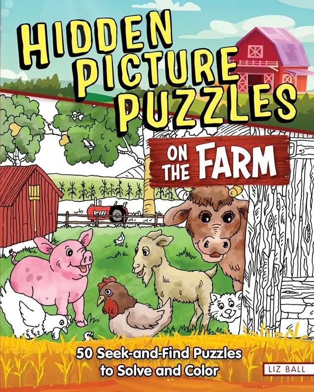 Hidden Picture Puzzles on the Farm Activity Book