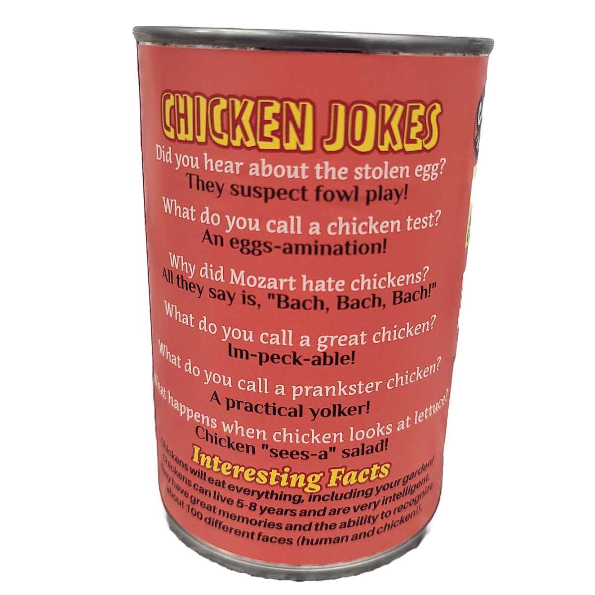 Canned Chicken | Plush w/ Jokes