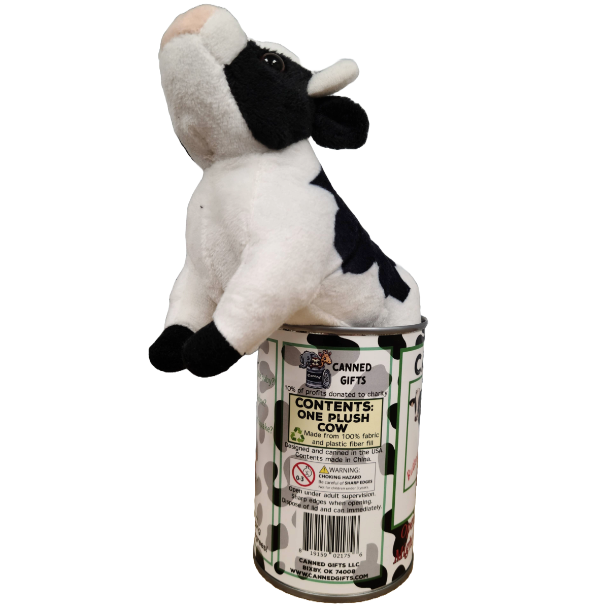 Canned Cow | Plush w/ Jokes