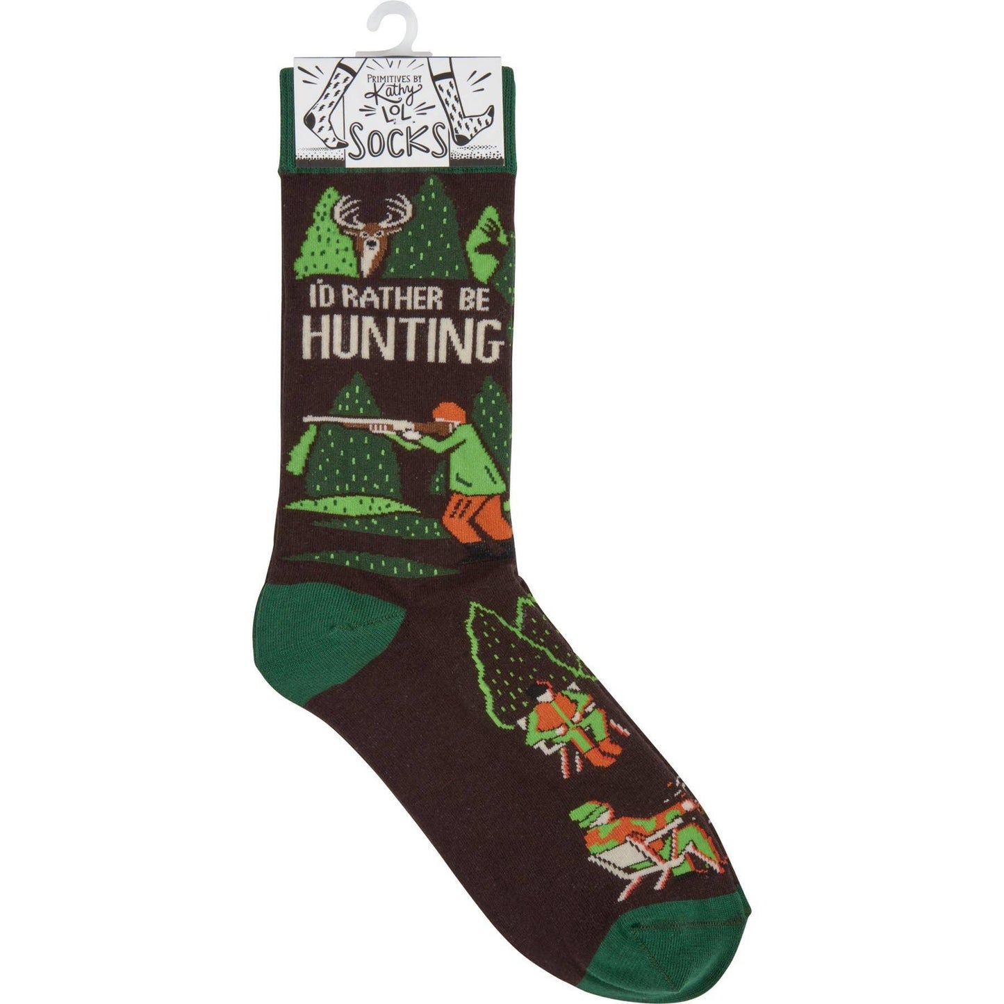 'I'd Rather Be Hunting' Socks - American Farm Company
