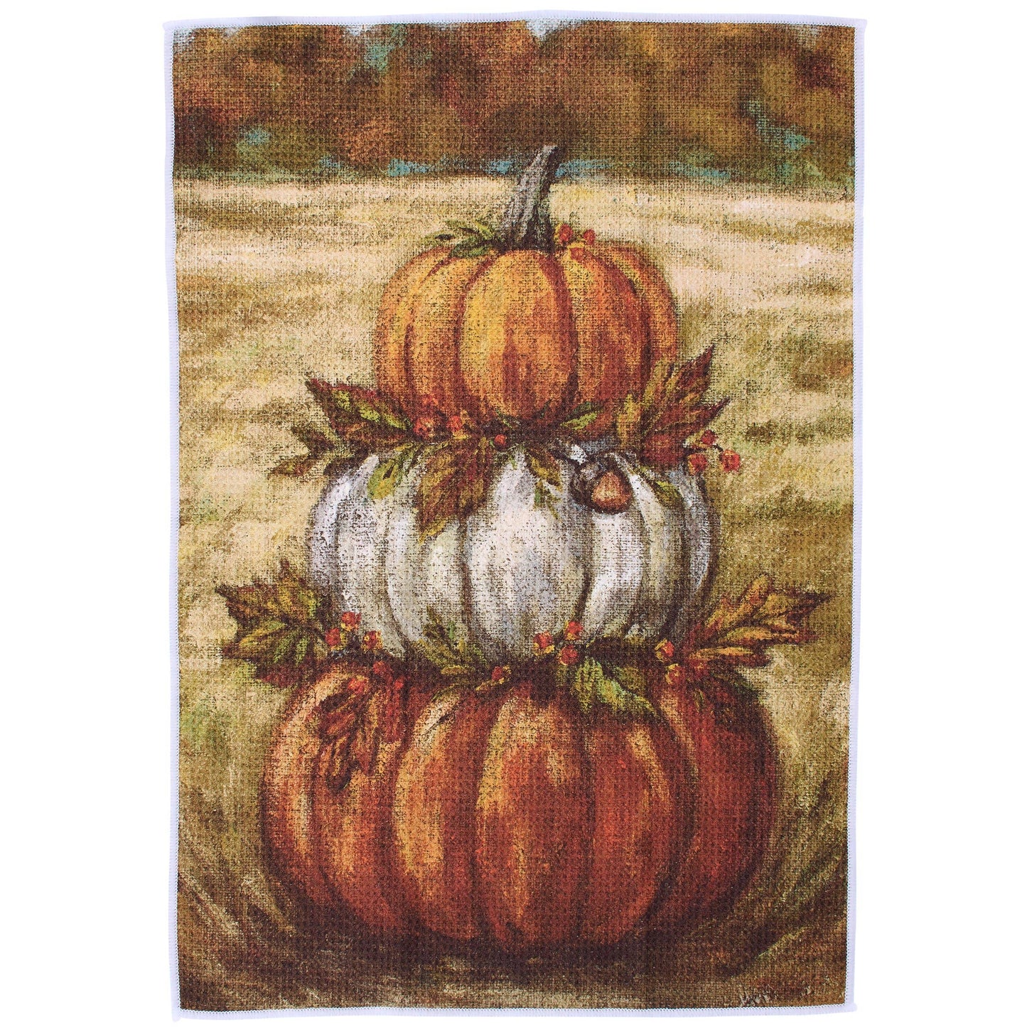 Pumpkin Stack Kitchen Towel