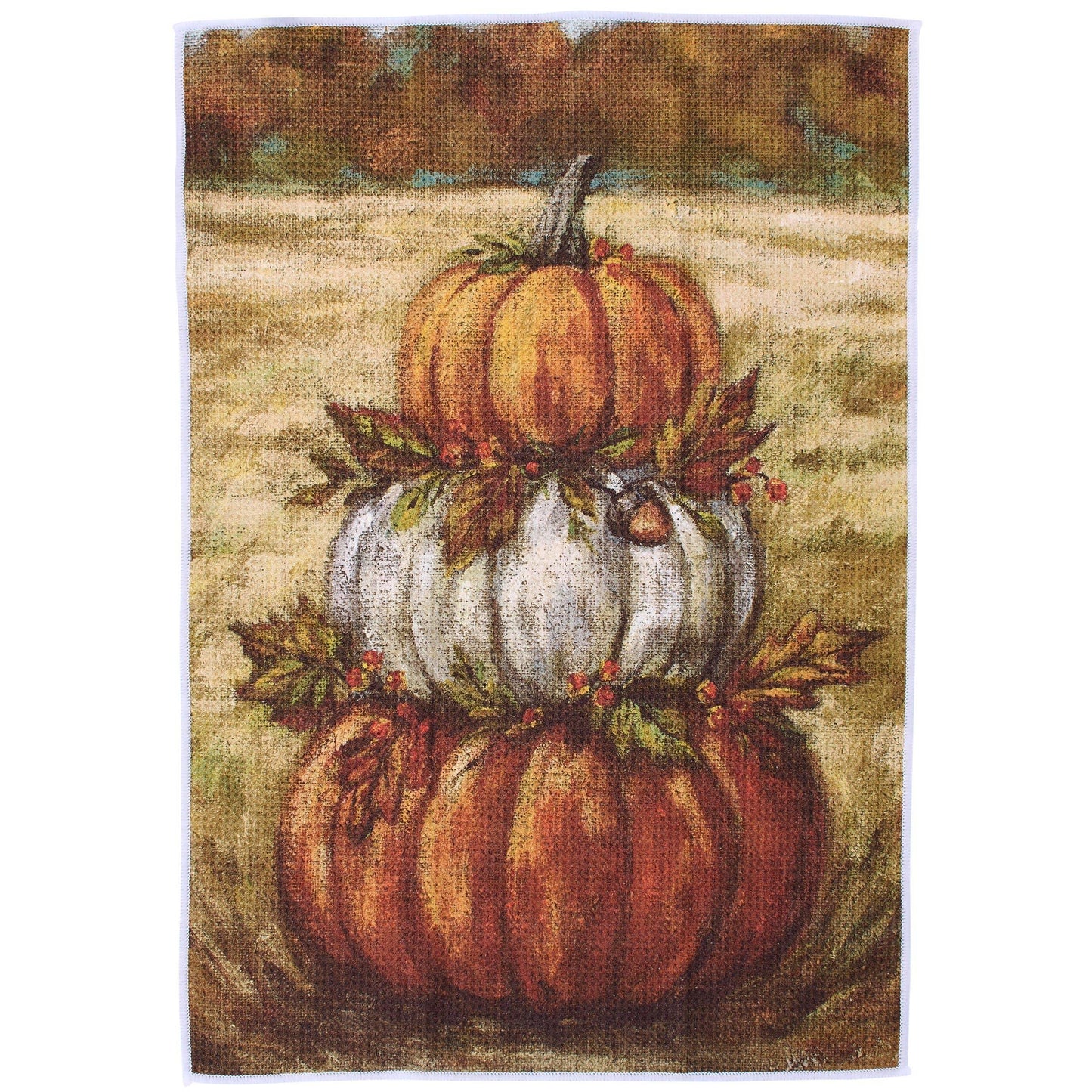 Pumpkin Stack Kitchen Towel