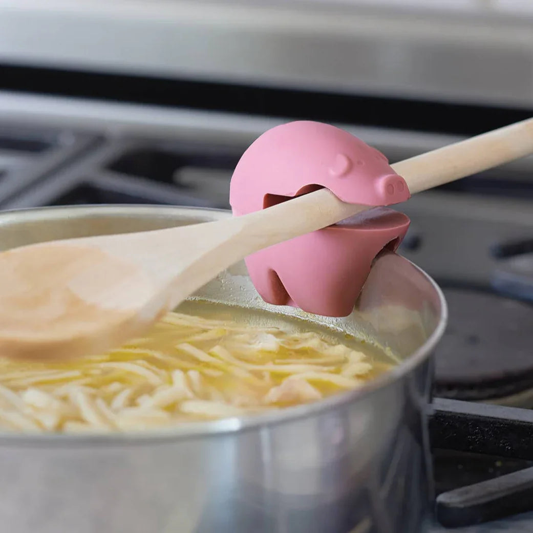 Pig Pot Clip/Spoon Holder - American Farm Company
