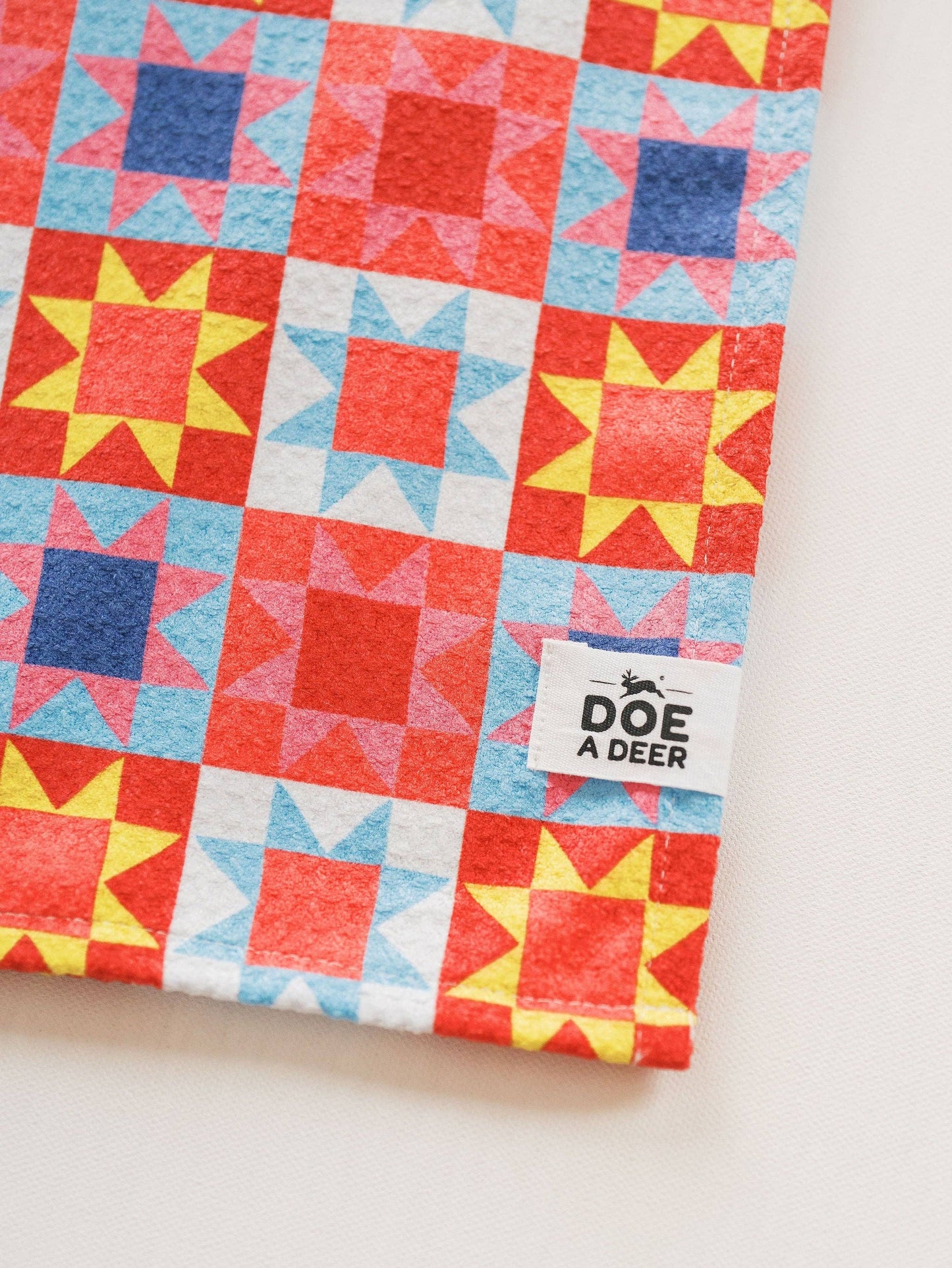 Sawtooth Star Waffle Towel