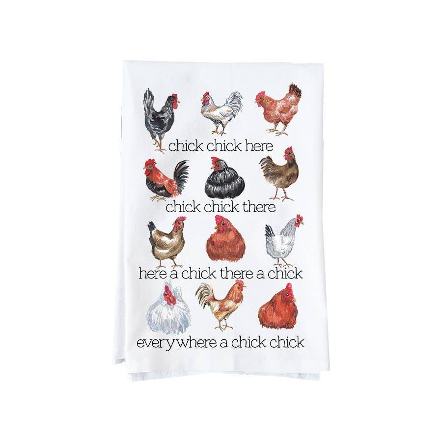 Chick Chick Here Kitchen Towel - American Farm Company