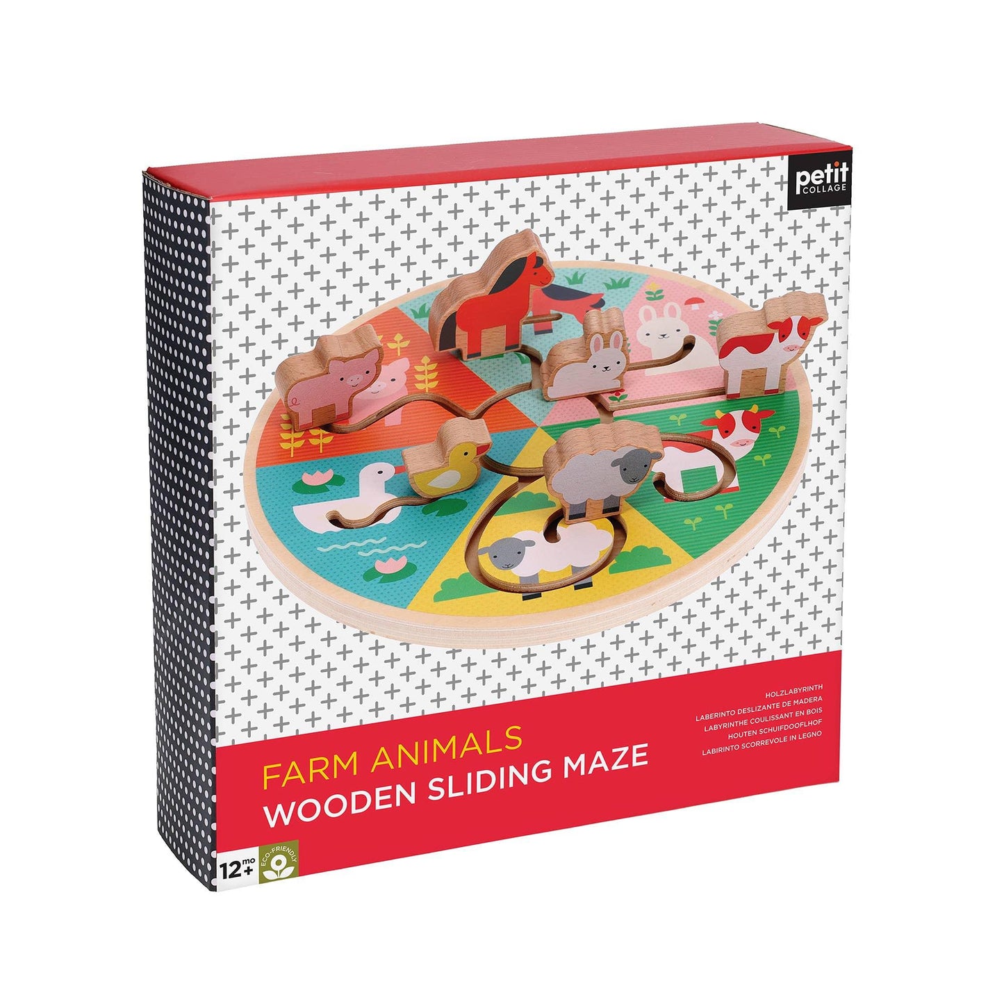 Farm Animals Wooden Sliding Maze - American Farm Company