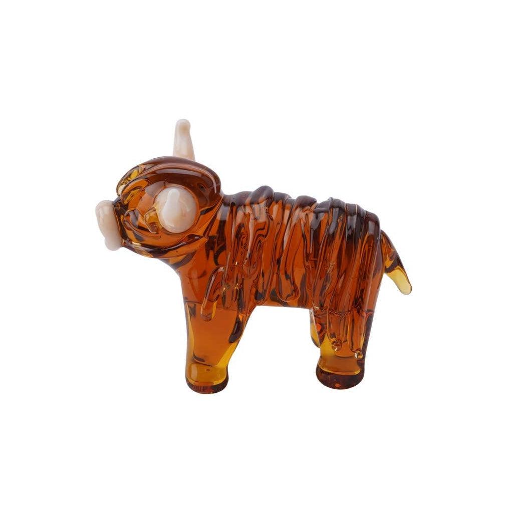 Glass Highland Cow Ornament - American Farm Company