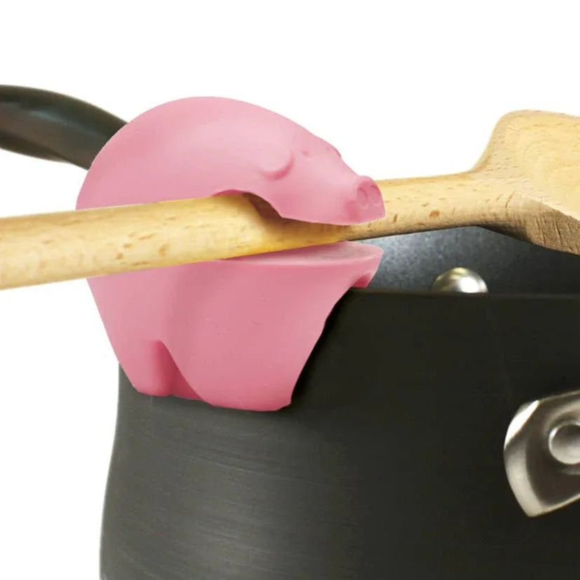 Pig Pot Clip/Spoon Holder - American Farm Company
