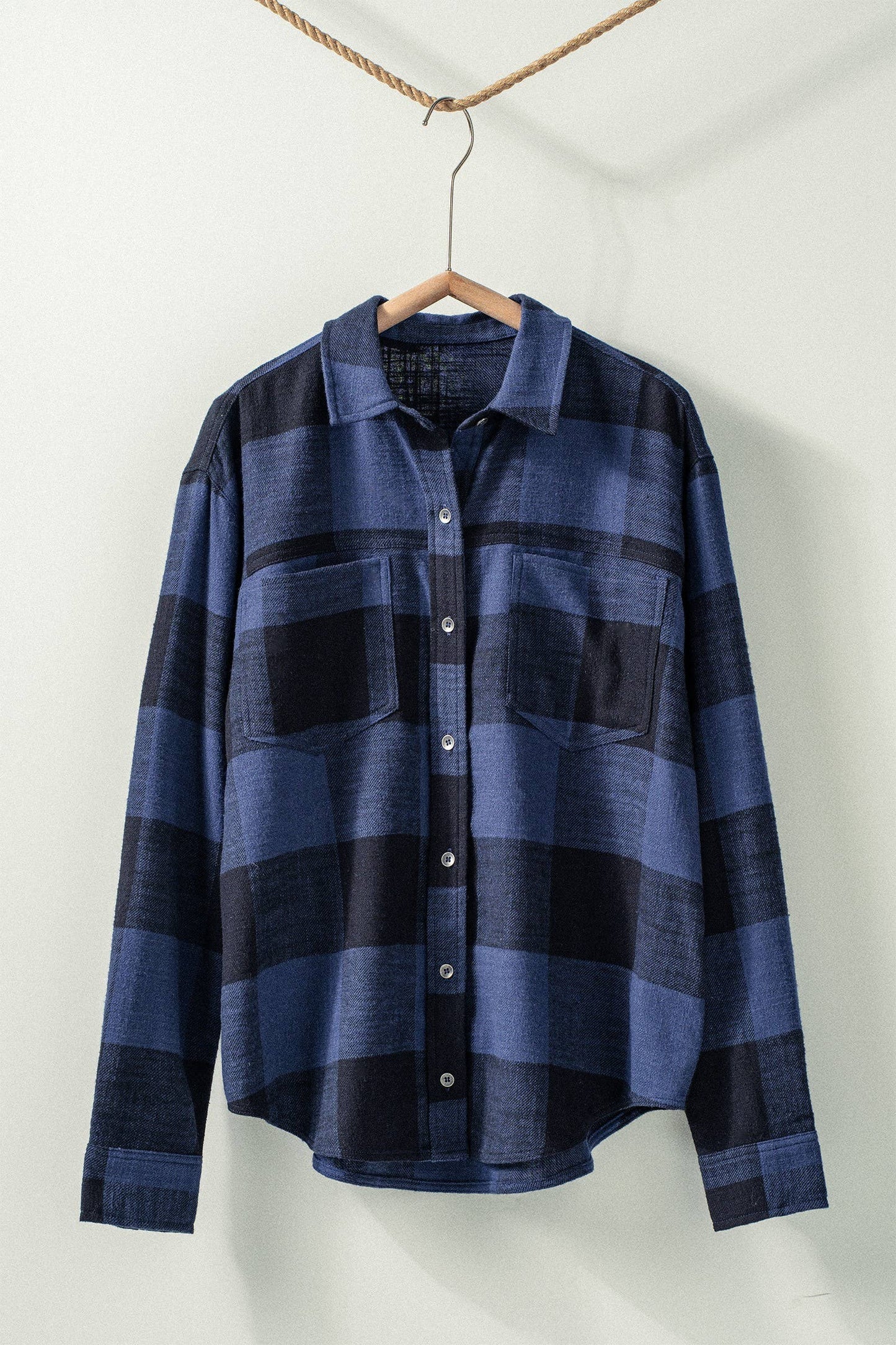 Relaxed Checkered Button-Up Shirt