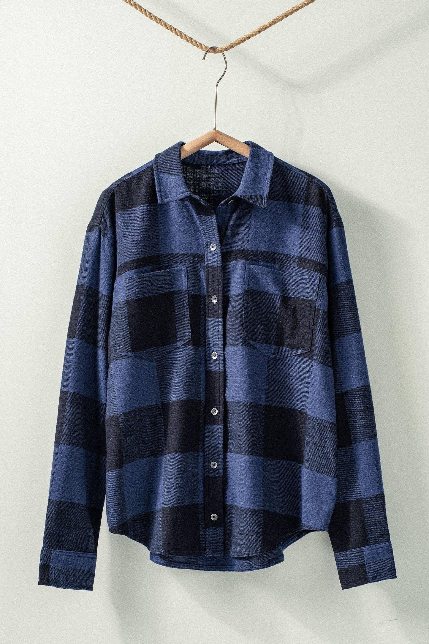 Relaxed Checkered Button-Up Shirt