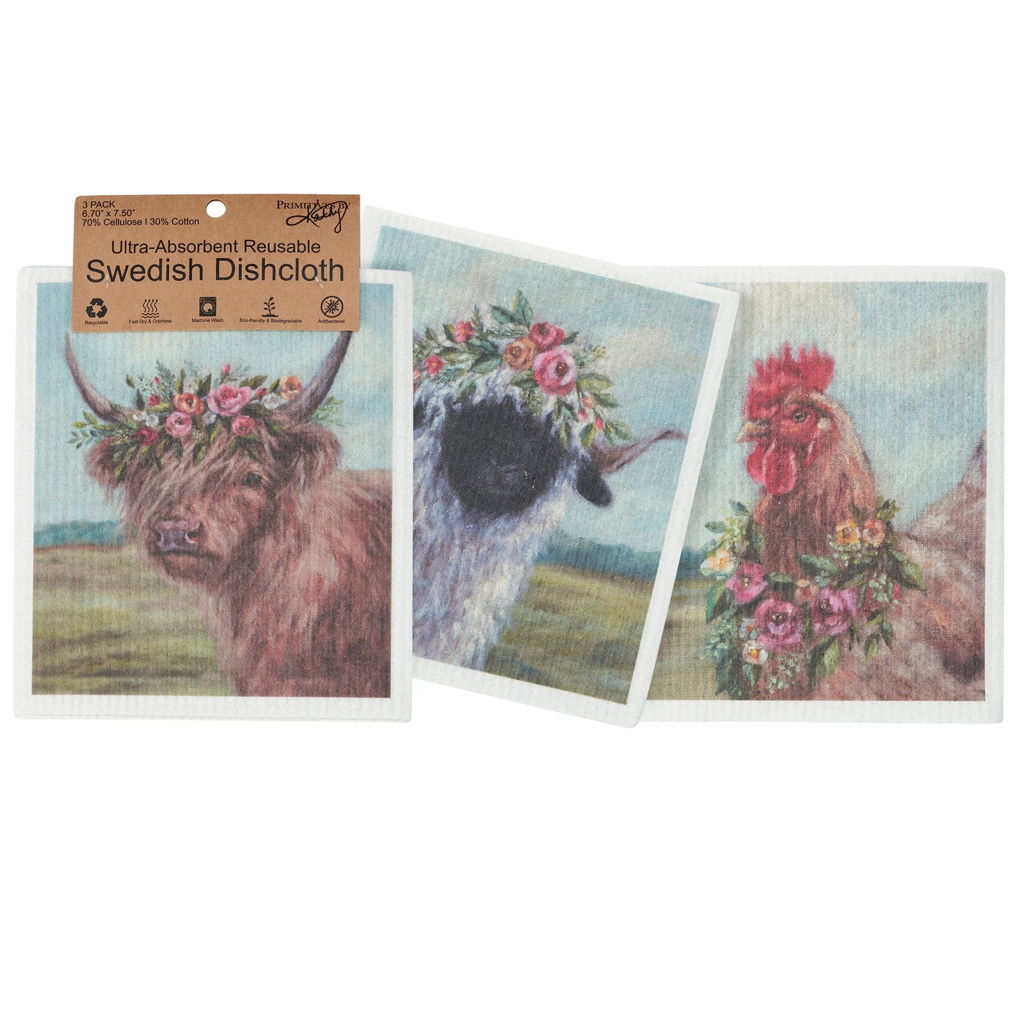 Farm Swedish Dishcloth Set - American Farm Company
