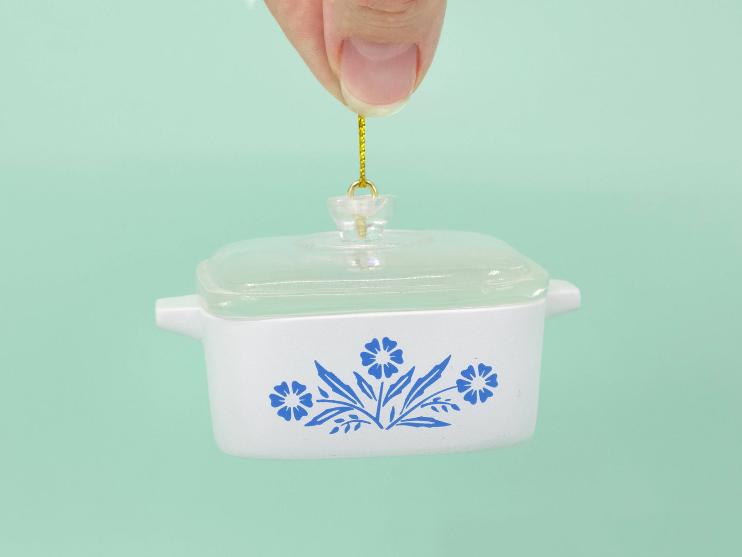 Mini Cornflower Pyrex Ornament