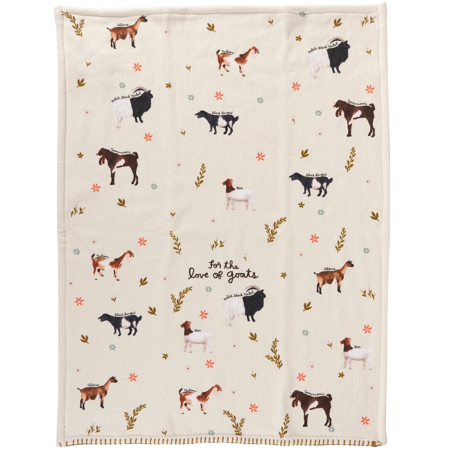 'For The Love Of Goats' Kitchen Towel - American Farm Company