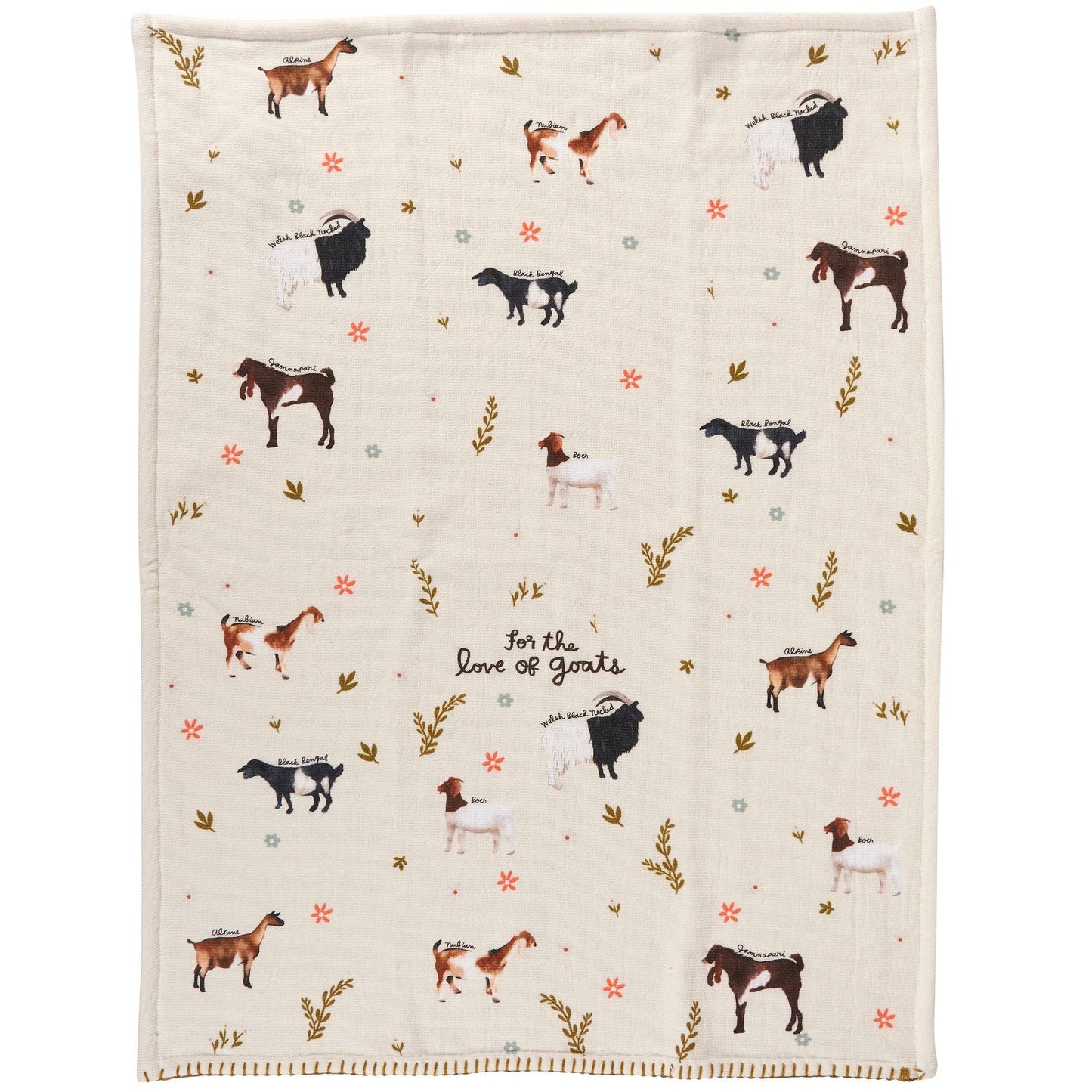 'For The Love Of Goats' Kitchen Towel - American Farm Company