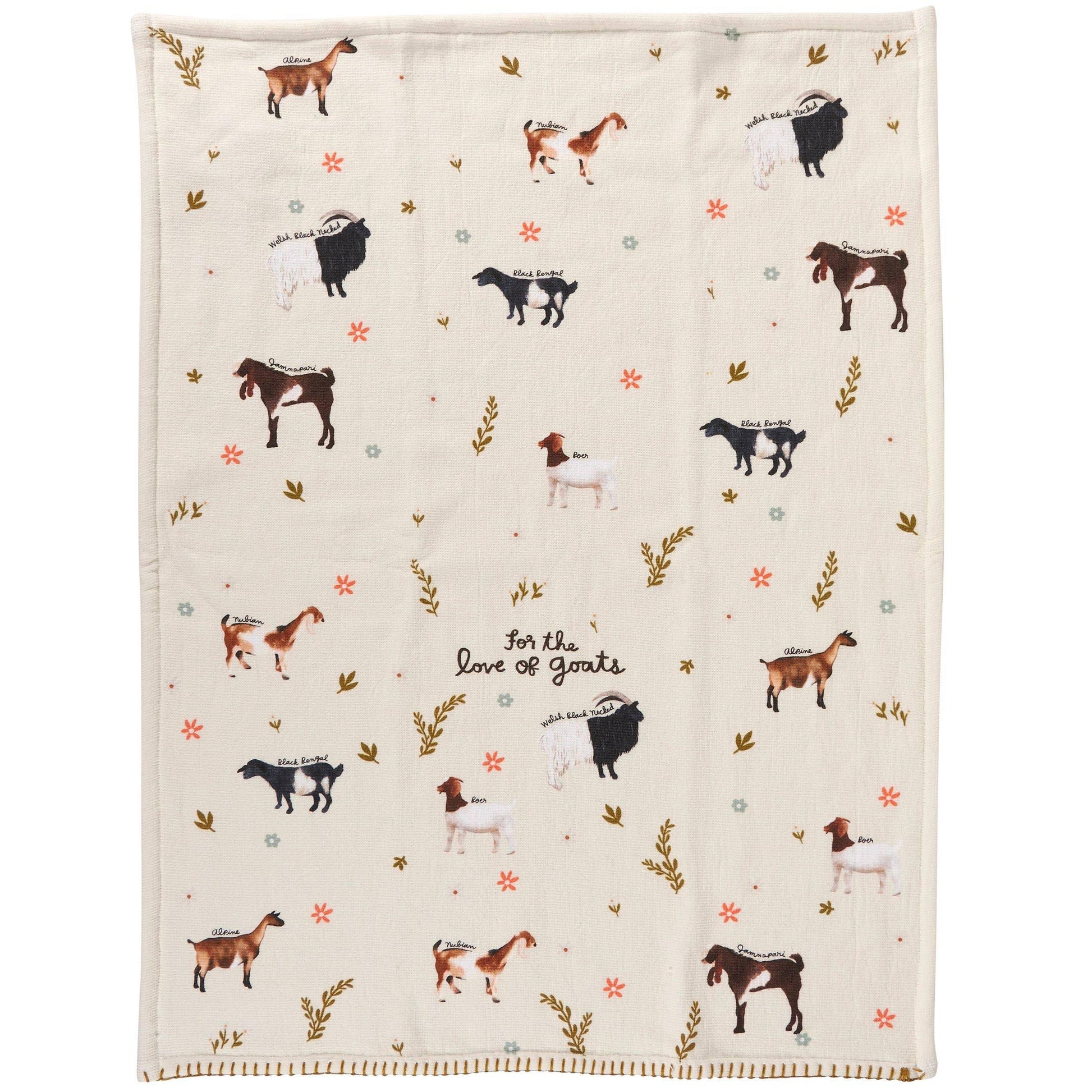'For The Love Of Goats' Kitchen Towel - American Farm Company
