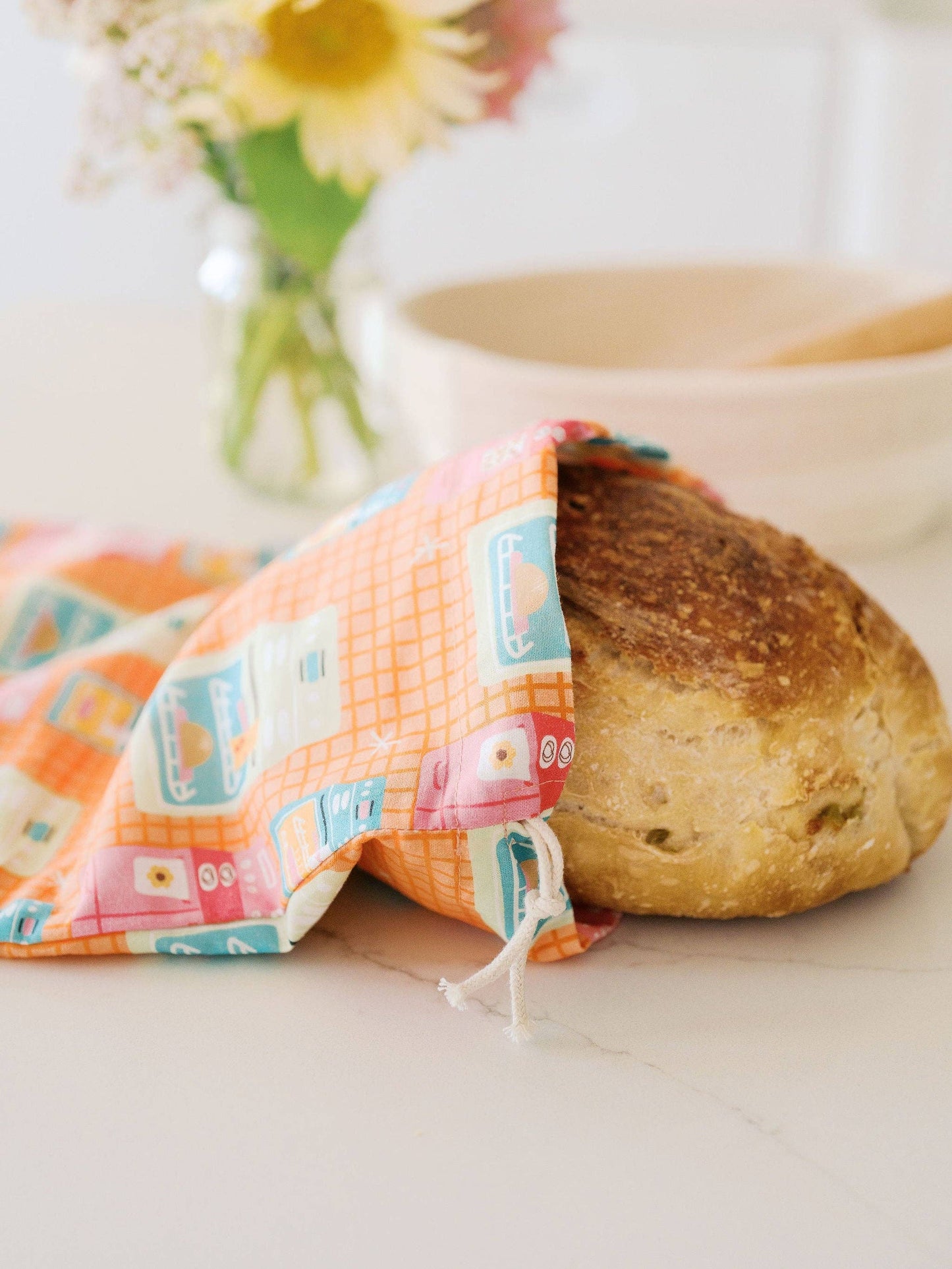 Vintage Ovens Bread Bag