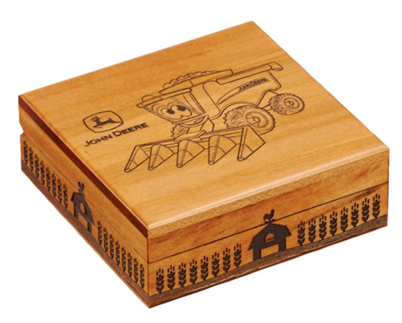 John Deere Engraved Combine Box
