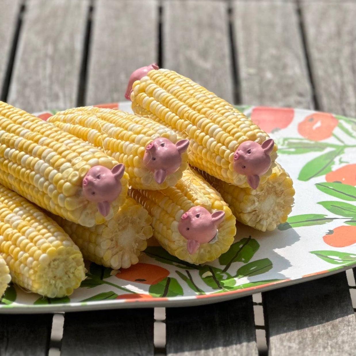 Piglets Corn Holders, Set of 4/pairs - American Farm Company