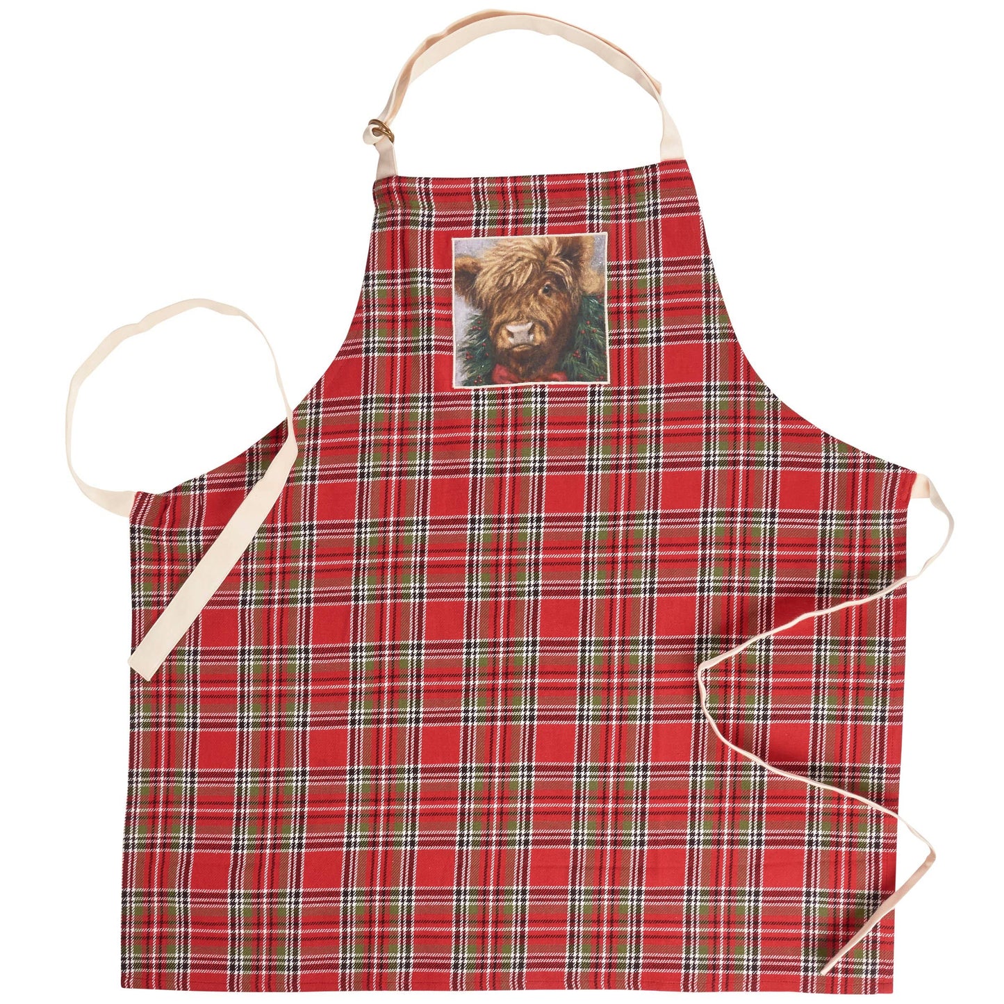 Christmas Highland Cow Apron