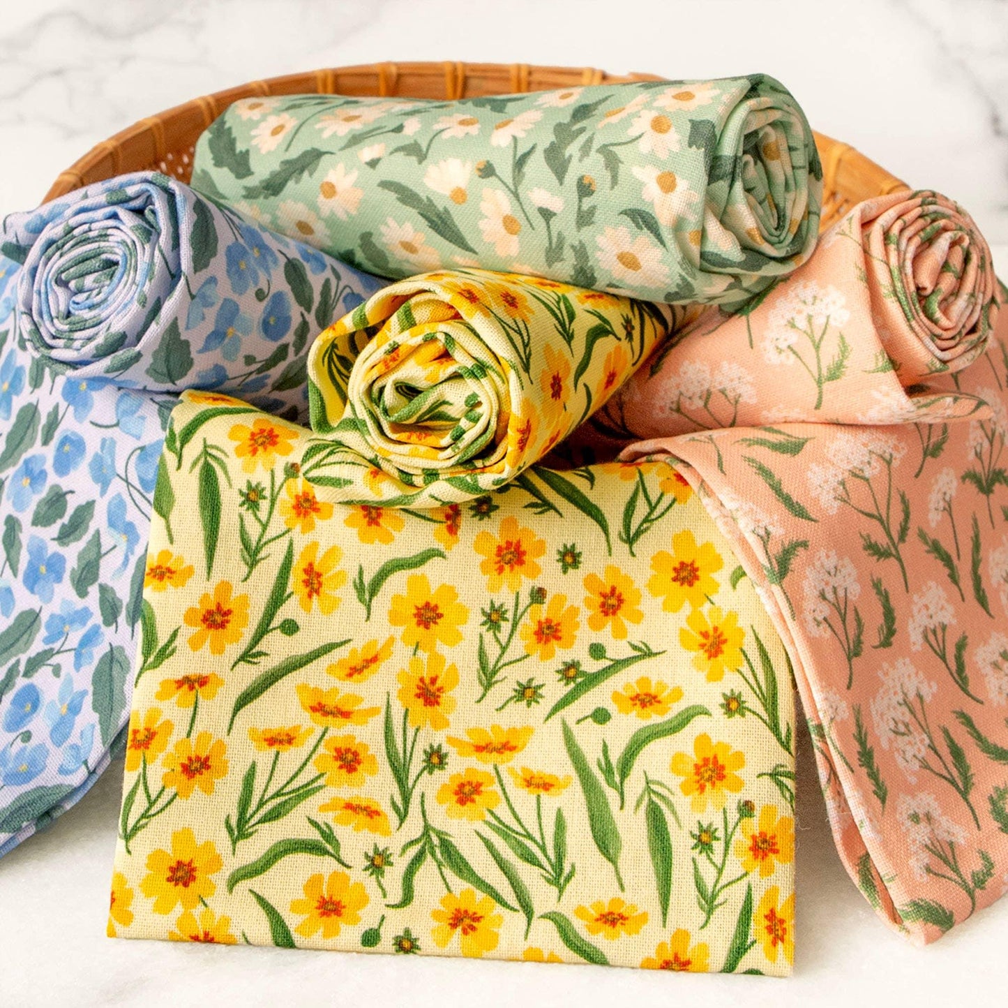 Roadside Blooms Floral Kitchen Towel - Set of 4 - American Farm Company
