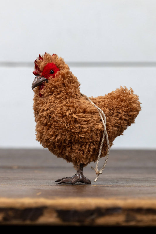 Brown Hen Chicken Ornament