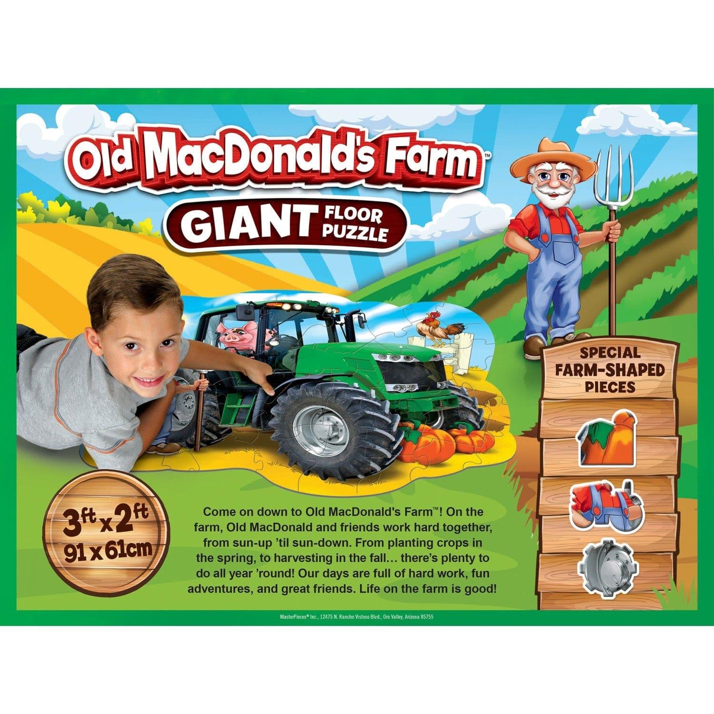 Old MacDonald's Farm Floor Puzzle - 36 Piece - American Farm Company