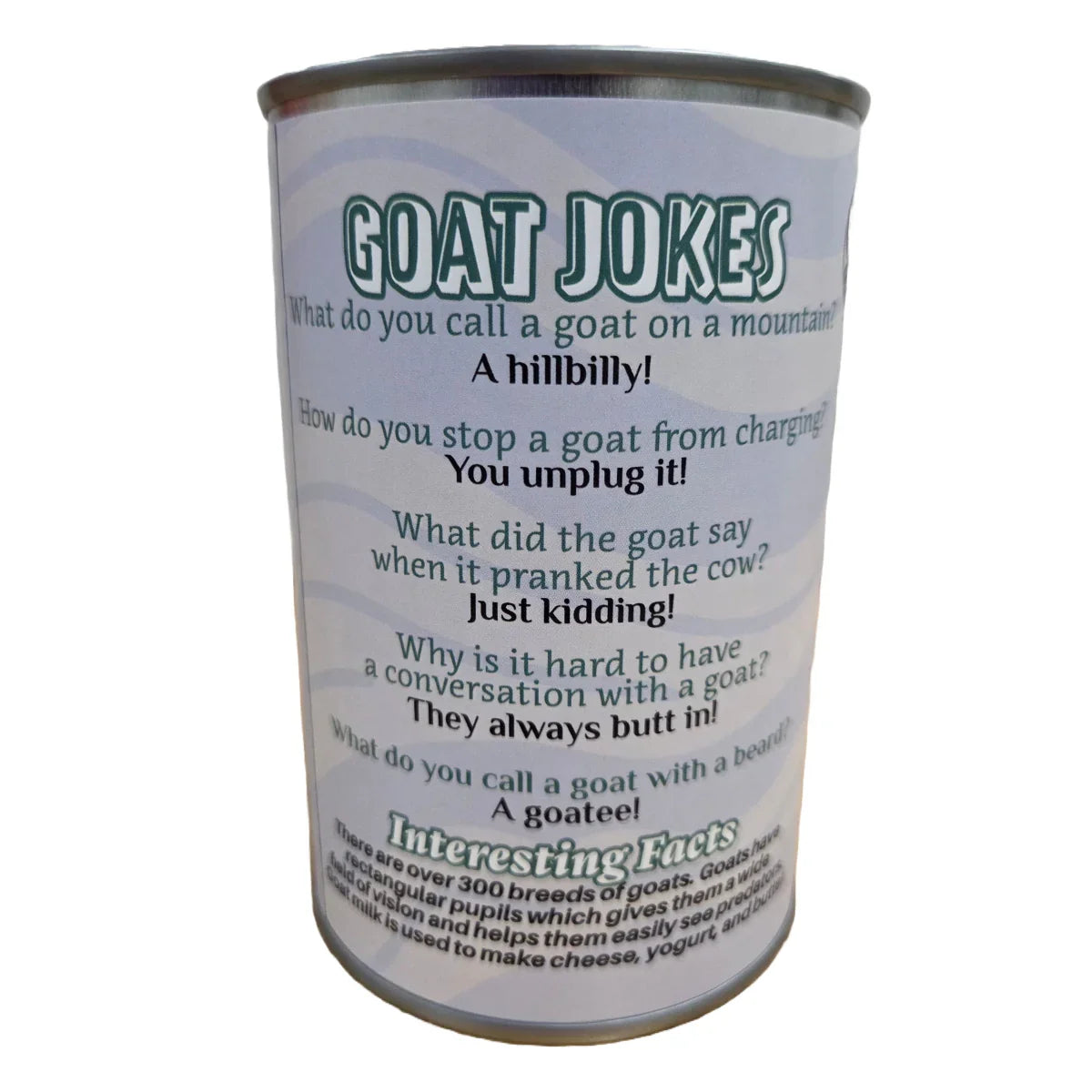 Canned Goat | Plush w/ Jokes