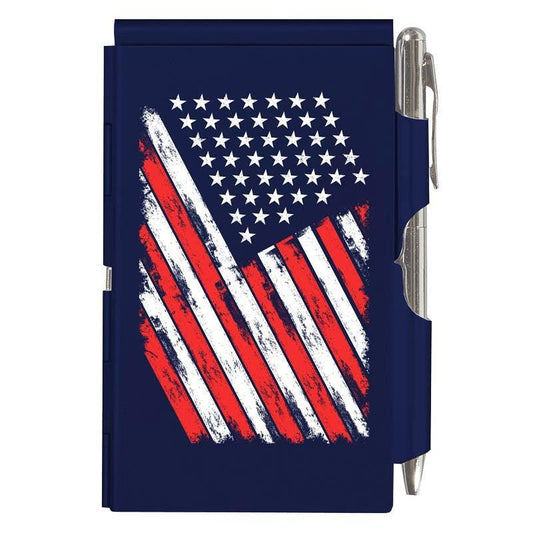 Distressed Flag Flip Notepad - American Farm Company