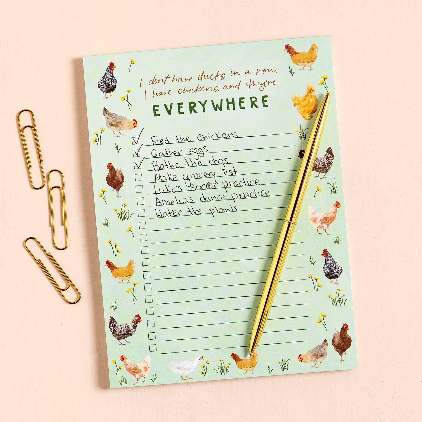 Chicken Meadows Notepad - American Farm Company