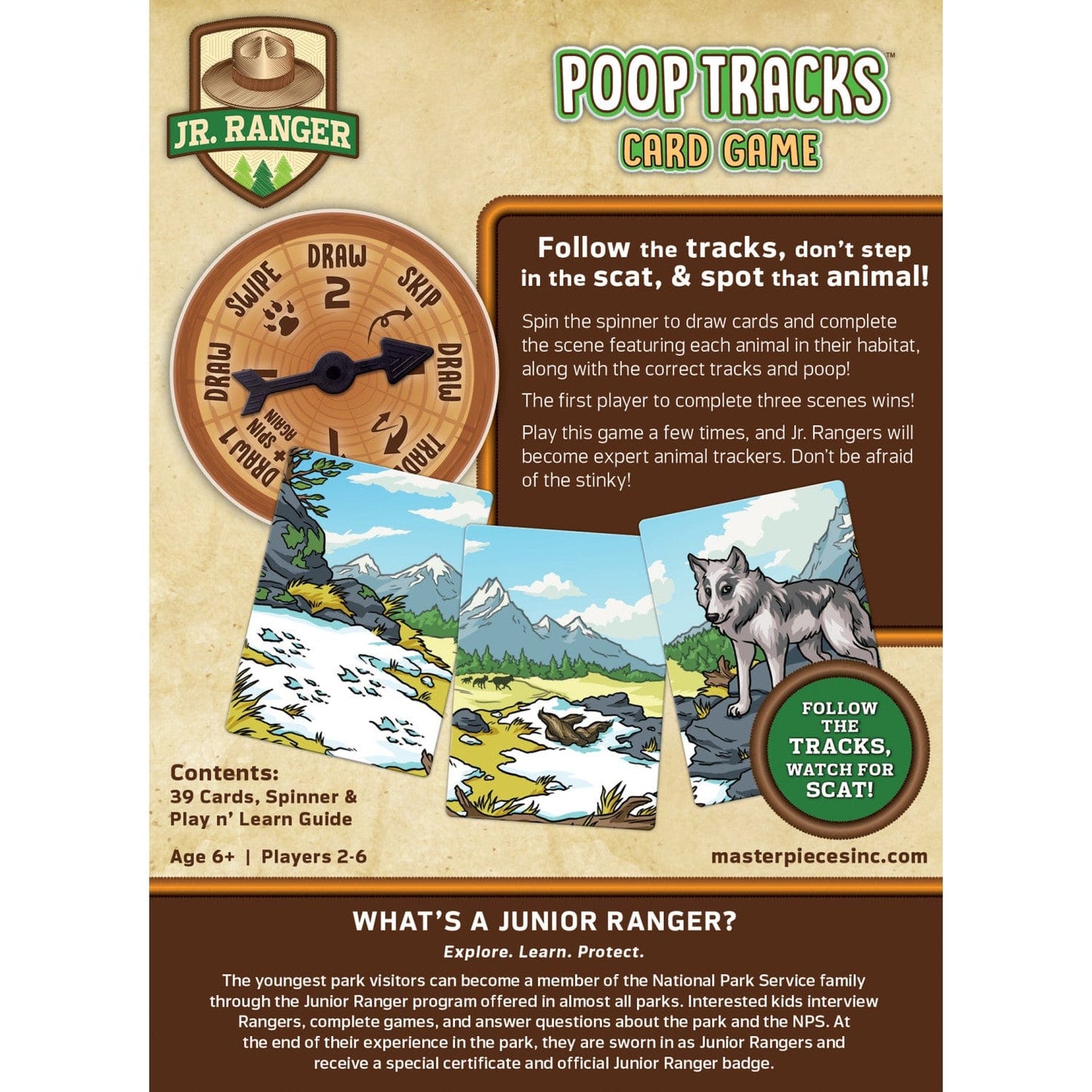 Jr. Ranger - Poop Tracks Card Game