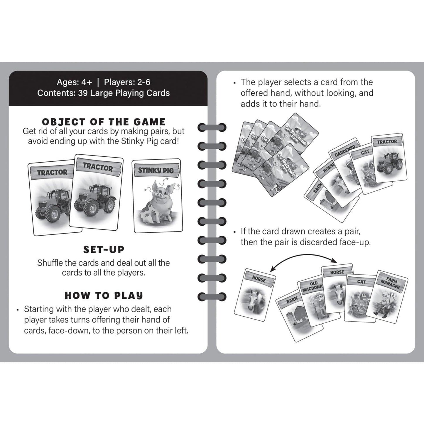 Old MacDonald's Farm 'Stinky Pig' Card Game - American Farm Company