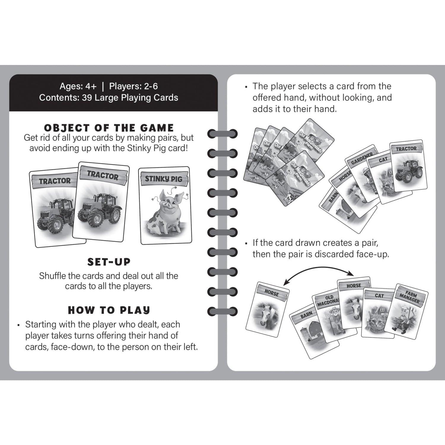 Old MacDonald's Farm 'Stinky Pig' Card Game - American Farm Company