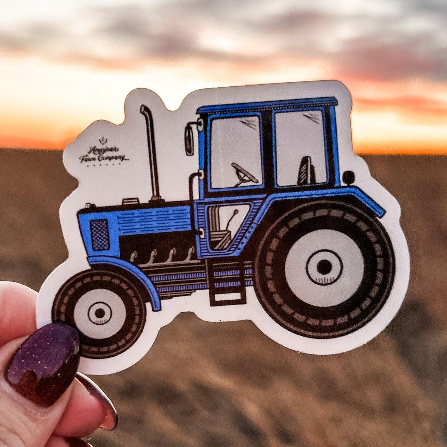 AFC Blue Tractor Sticker - American Farm Company