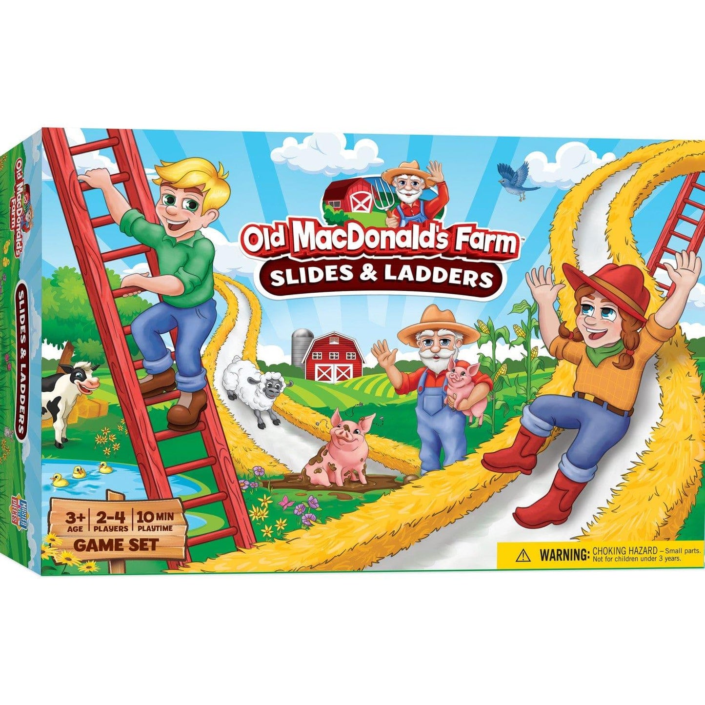 Old MacDonald's Farm 'Slides & Ladders' Board Game - American Farm Company