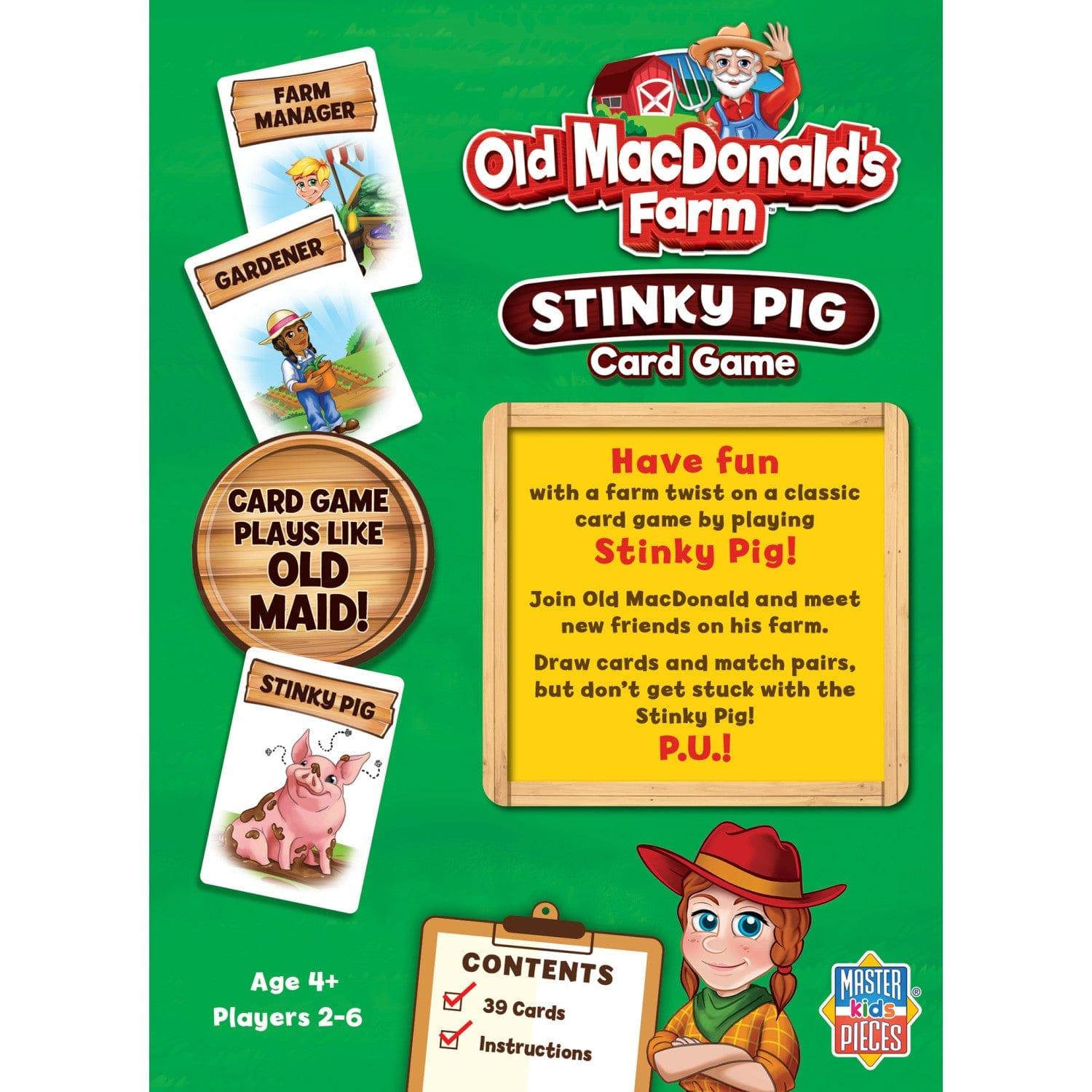 Old MacDonald's Farm 'Stinky Pig' Card Game - American Farm Company