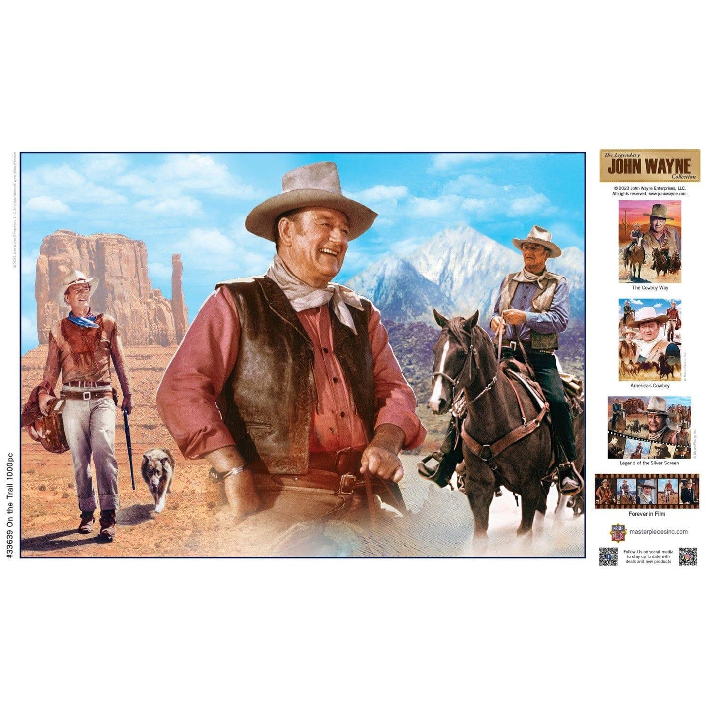 John Wayne 'On the Trail' Puzzle - 1000 Piece - American Farm Company