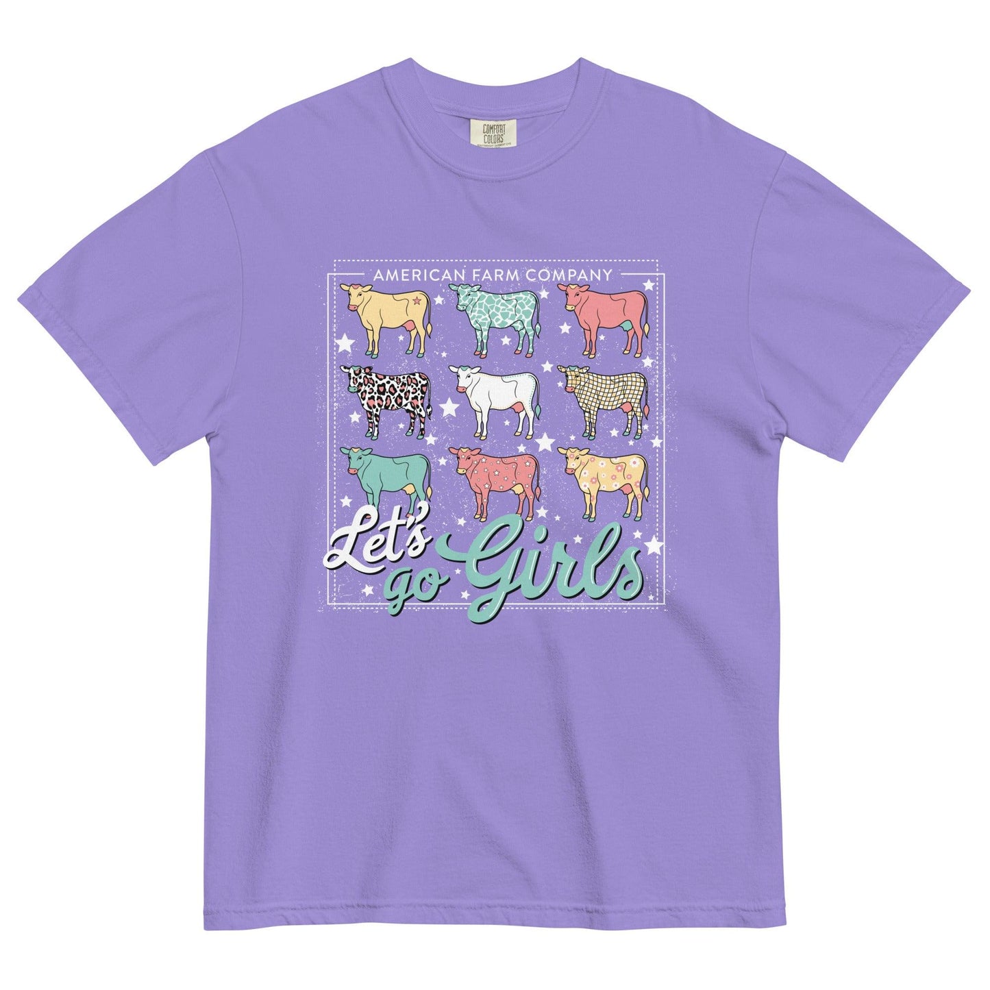 'Let's Go Girls' Cow Tee - American Farm Company
