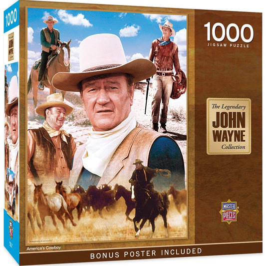 John Wayne 'America's Cowboy' Puzzle - 1000 Piece - American Farm Company
