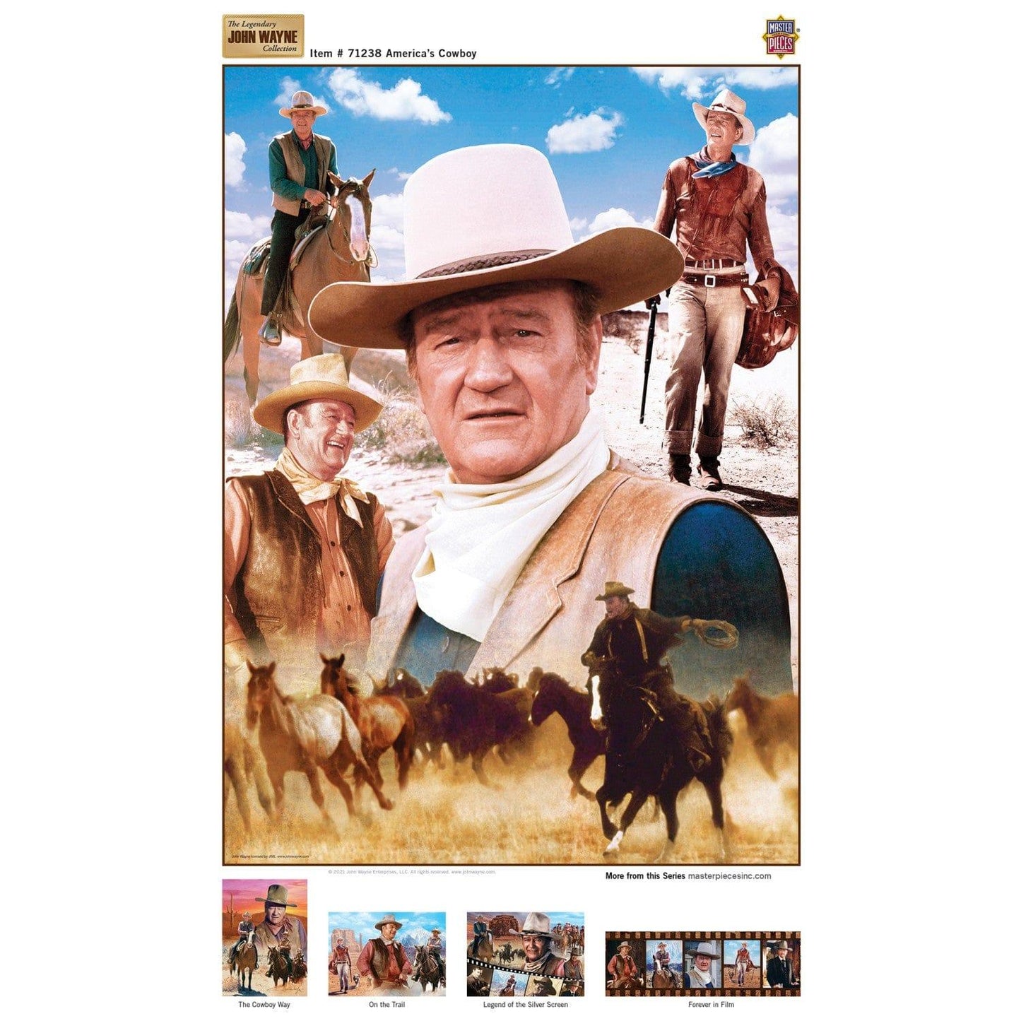 John Wayne 'America's Cowboy' Puzzle - 1000 Piece - American Farm Company