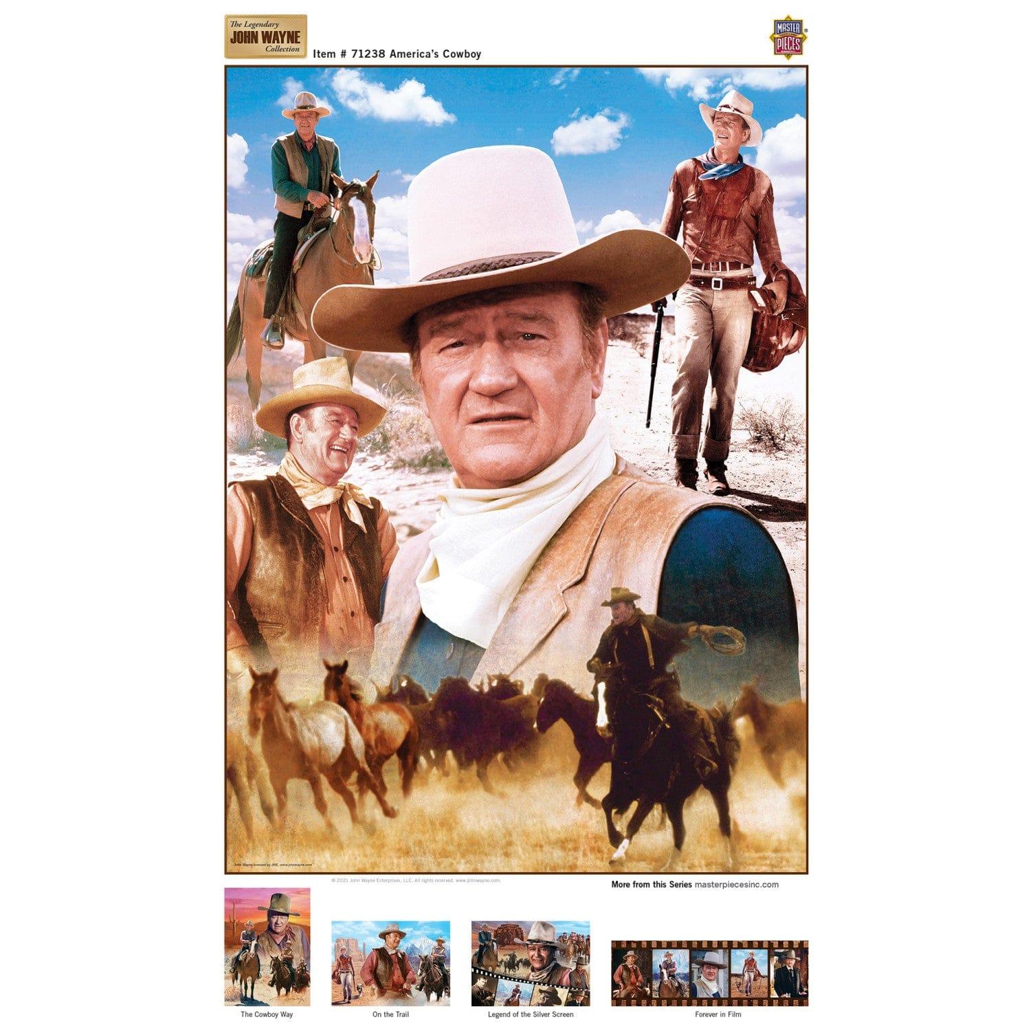 John Wayne 'America's Cowboy' Puzzle - 1000 Piece - American Farm Company